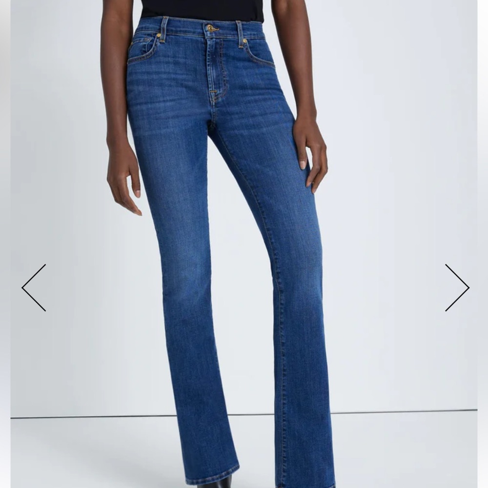7 For all Mankind B(air) Kimmie Bootcut sz 31 stretch denim. Excellent condition